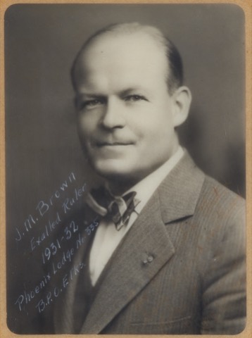 J. M. Brown, Exalted Ruler 1931-32