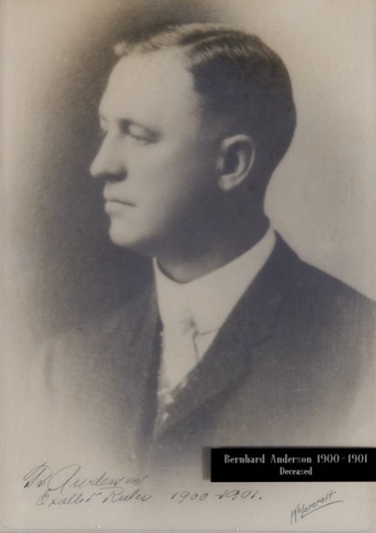 Bernhard Anderson, Exalted Ruler 1900-01