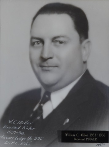 William C. Miller, Exalted Ruler 1937-38