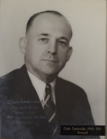 Clyde Timberlake, Exalted Ruler 1940-41