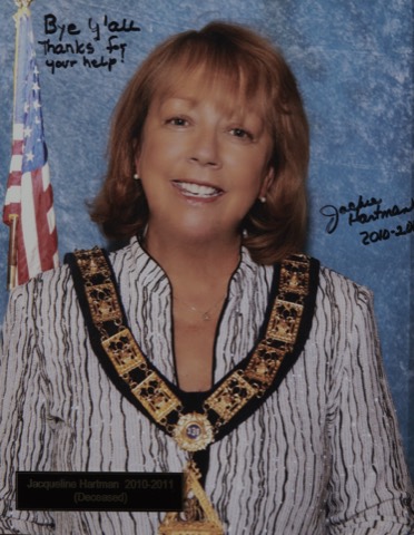 Jackie Hartman, Exalted Ruler 2010-11