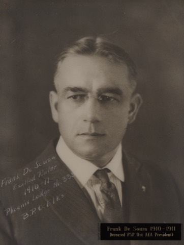 Frank De Souza, Exalted Ruler 1910-11