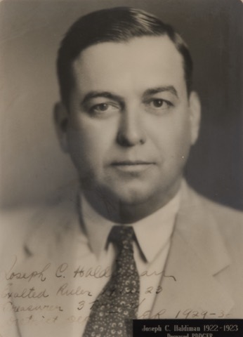 Joseph C. Haldiman, Exalted Ruler 1922-23