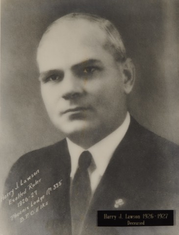 Harry J. Lawson, Exalted Ruler 1926-27